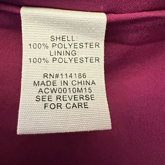 Adyson Parker Tiered Sleeveless Scoop Neck Lined Tank Purple Maxi Dress Size XS - Picture 5 of 5